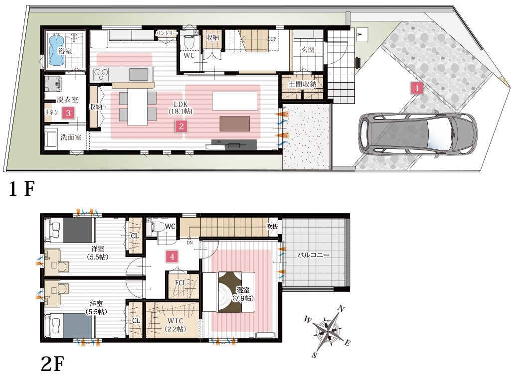STAGE D-7の間取り図