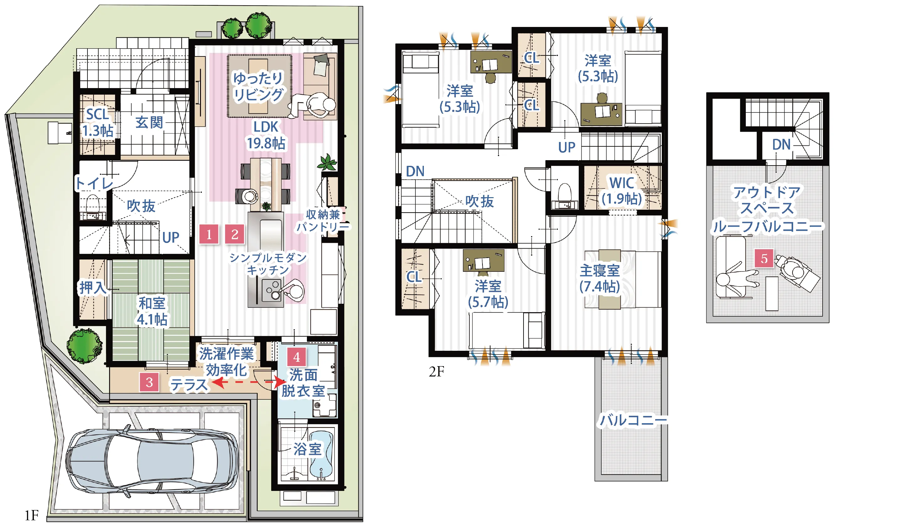 STAGE A-7の間取り図